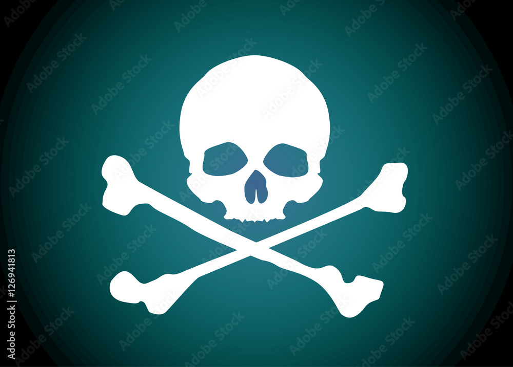 skull and bones pirate flag vector skull and bones pirate flag vector