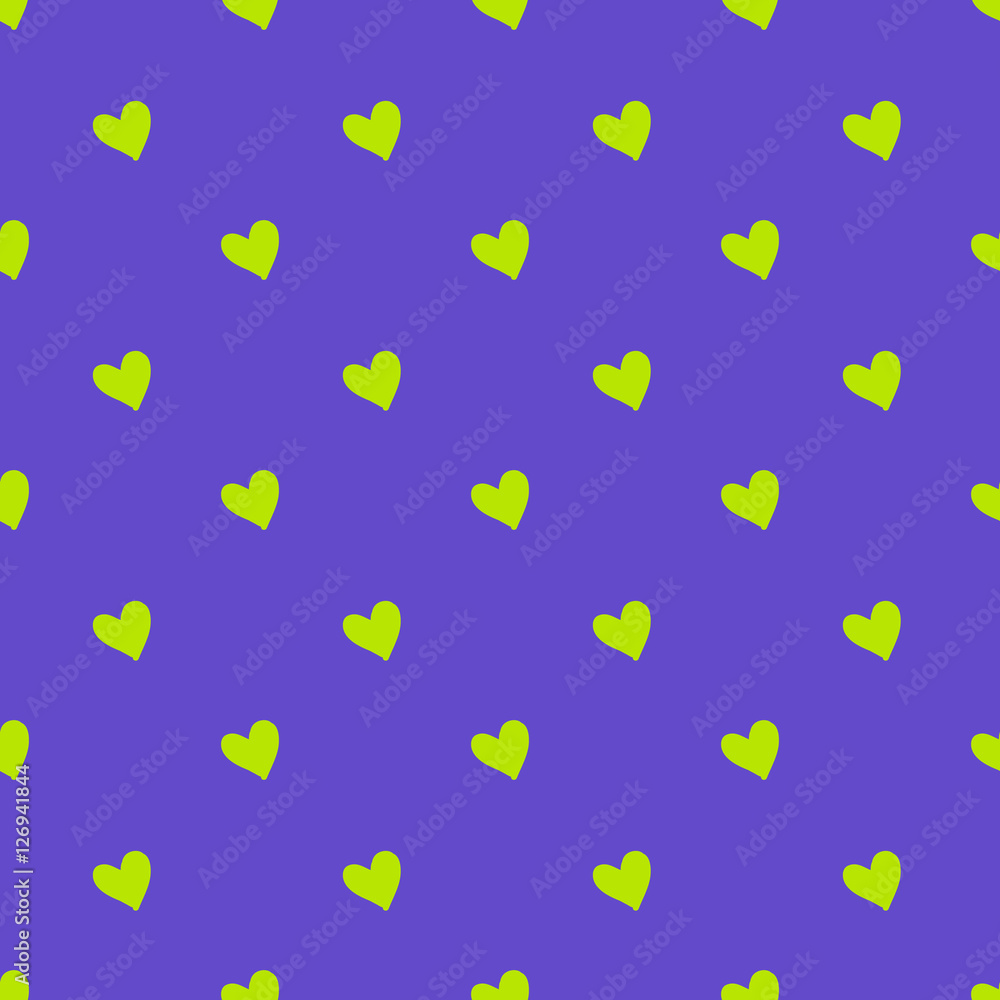 Seamless pattern with hearts. Hand painted pastel crayon. Seamless pattern with hearts. Hand painted pastel crayon.