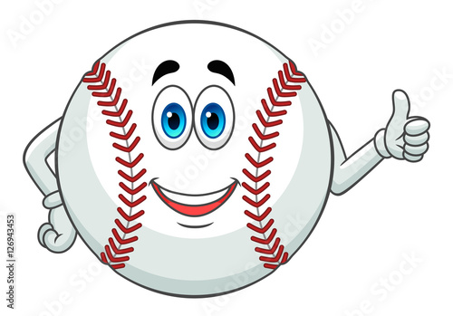 Baseball gesturing thumb up