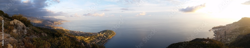 Vue Panoramique Extra Large de la mer méditerranée