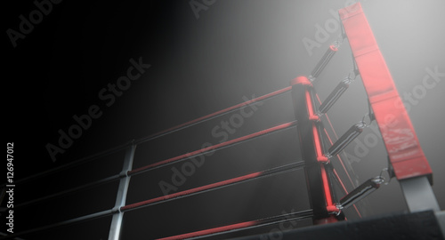 Boxing Ring Corner Lit © alswart