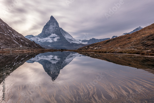 Matterhorn am Riffelsee - Quer photo