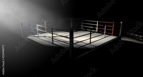 Boxing Ring Corner Lit