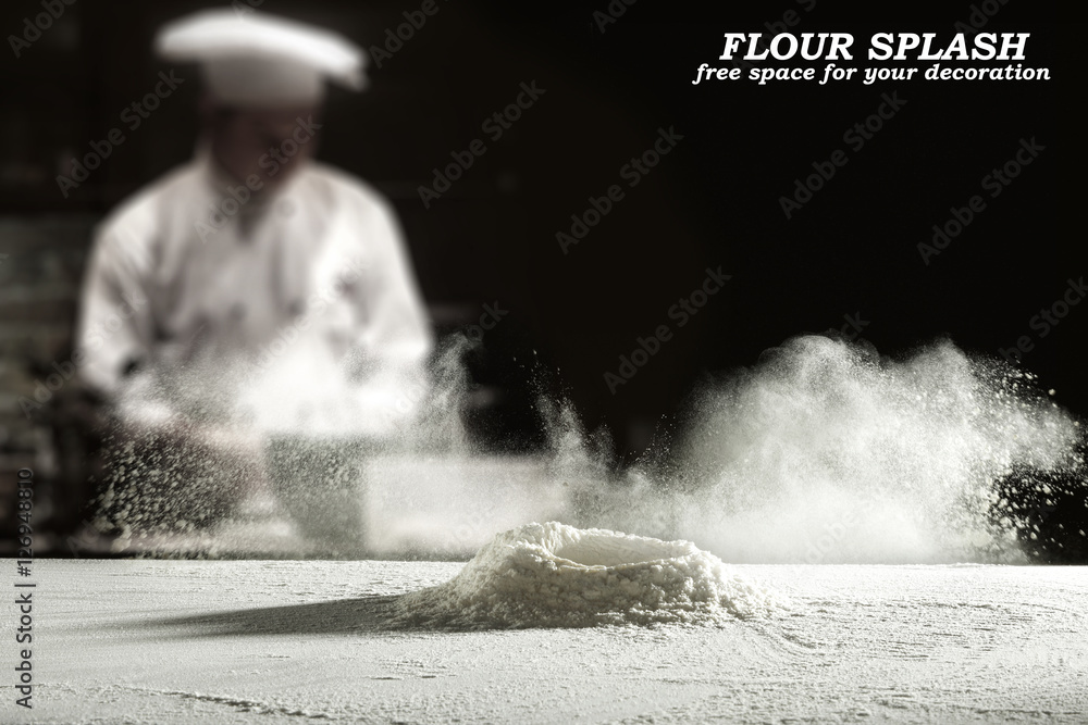 Obraz premium tło mąki