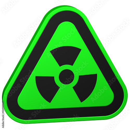 Free Download Radioactivity symbol. 3D rendering. - GFXLoad