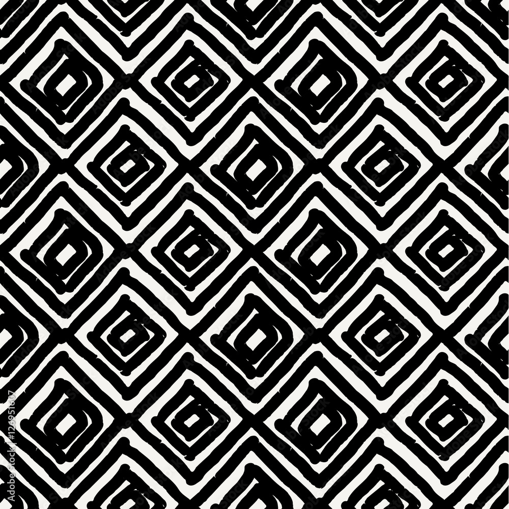 Seamless Diamond Shapes Pattern