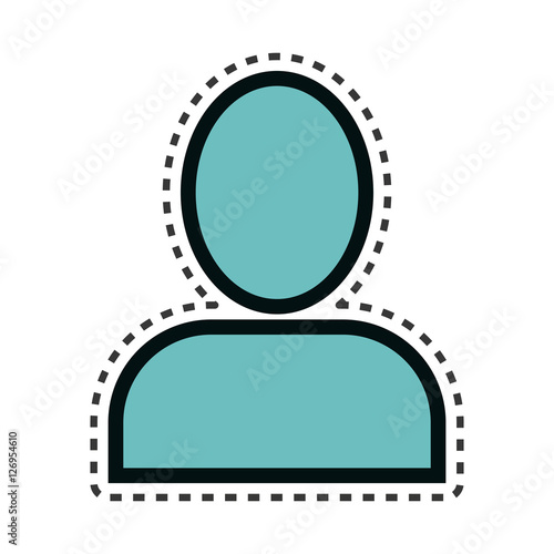 user avatar silhouette icon vector illustration design