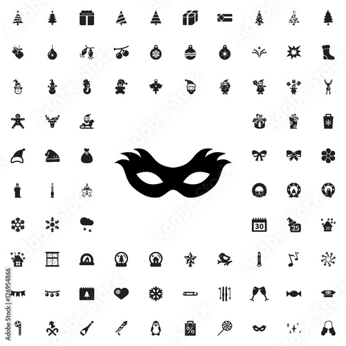 mask icon illustration