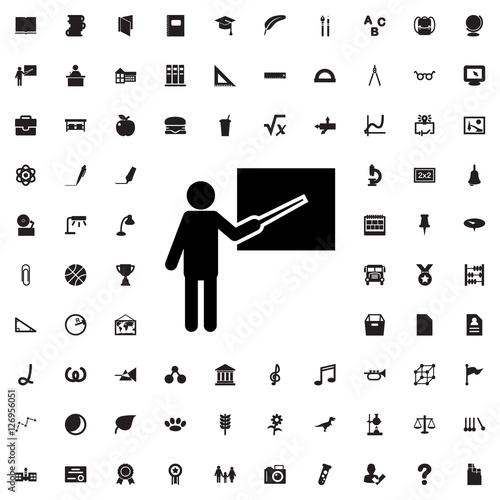 teacher icon illustration