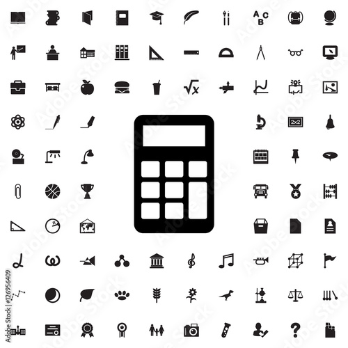 calculator icon illustration