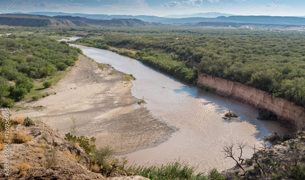 Rio Grande River Marking The Border Between Texas Left And Mexico Right Stock Photo Adobe Stock Rio Grande River Marking The Border Between Texas Left And Mexico Right Stock Photo Adobe Stock