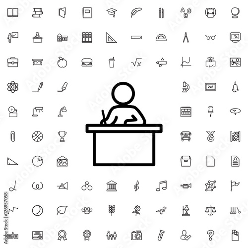 teacher icon illustration