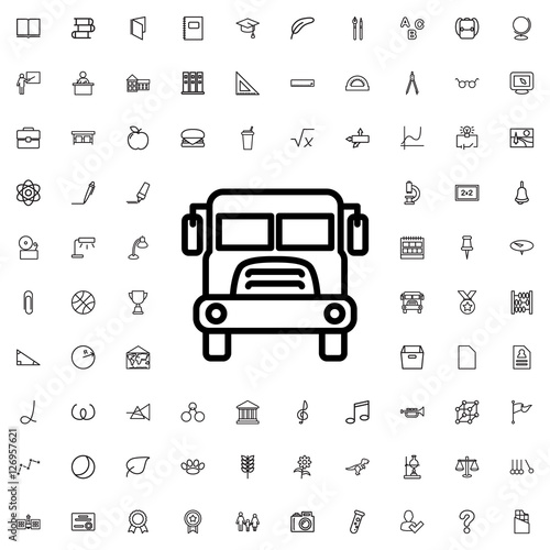 bus icon illustration