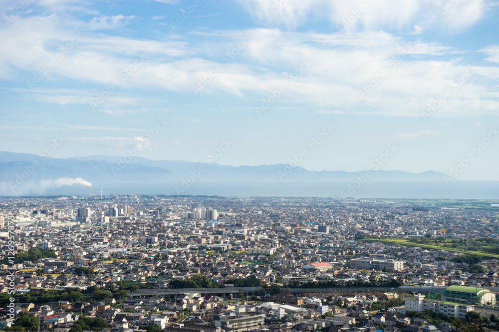 Cityscape of Fuji-shi