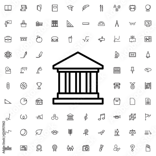 bank icon illustration