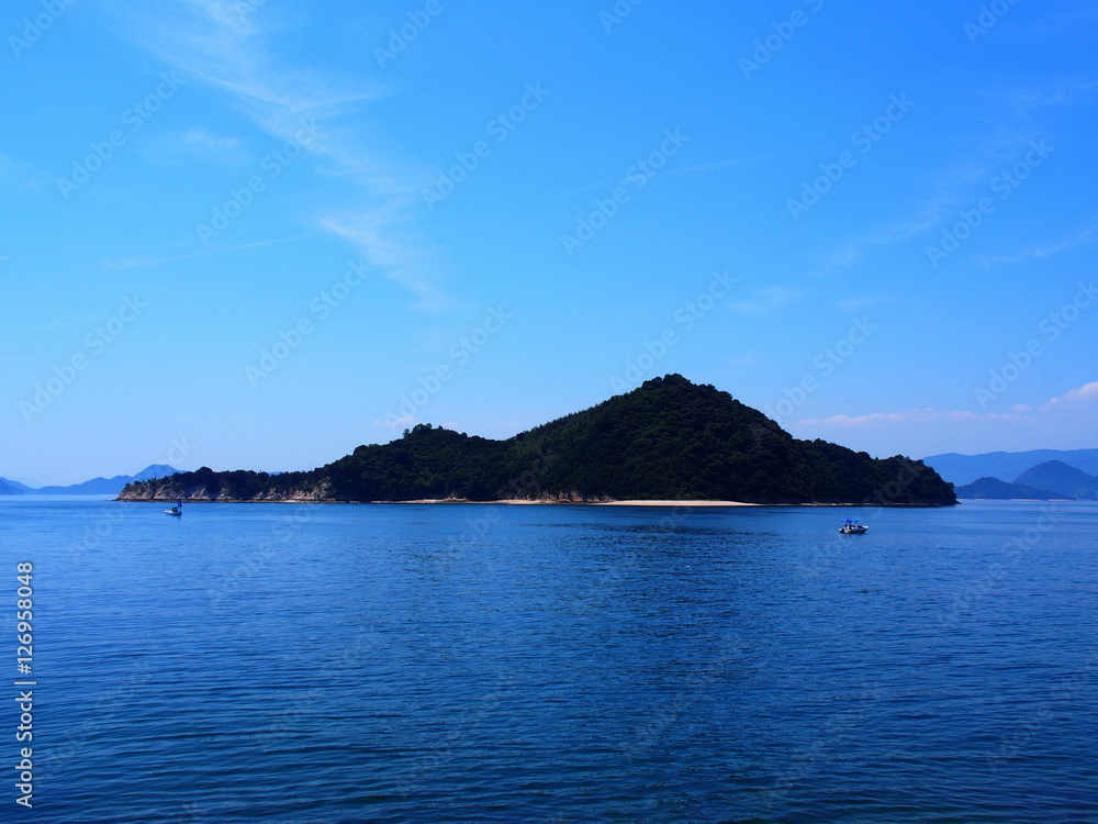 瀬戸内海の無人島