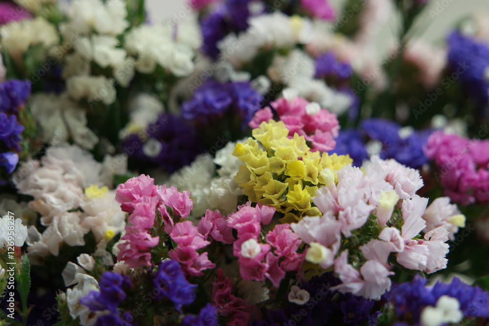 colorful bouquet of flowers in a vase