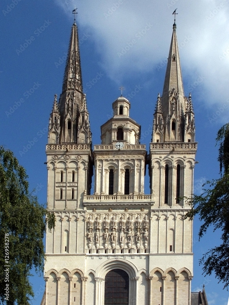 angers cathedral loire valley france