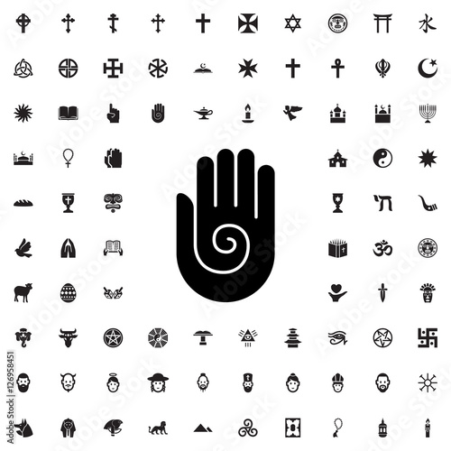 jainism icon illustration