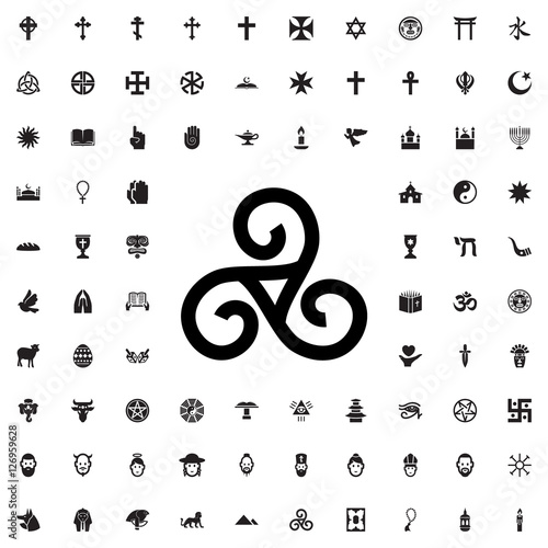 religious symbol icon illustration