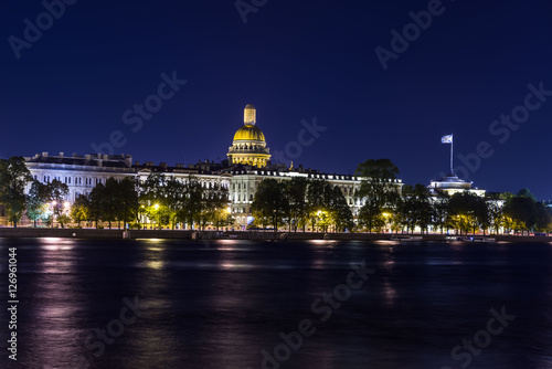 Nightview over Saint Petersburg