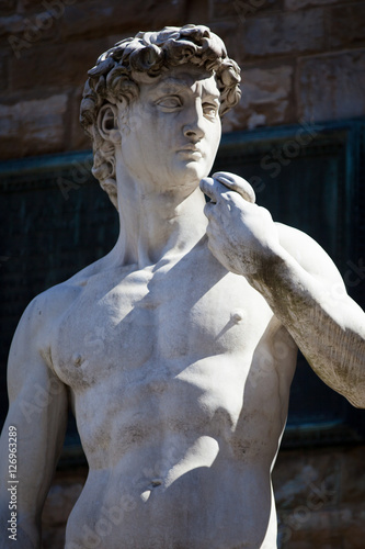 Copy of Michelangelo's David in Florence © Marco Scisetti