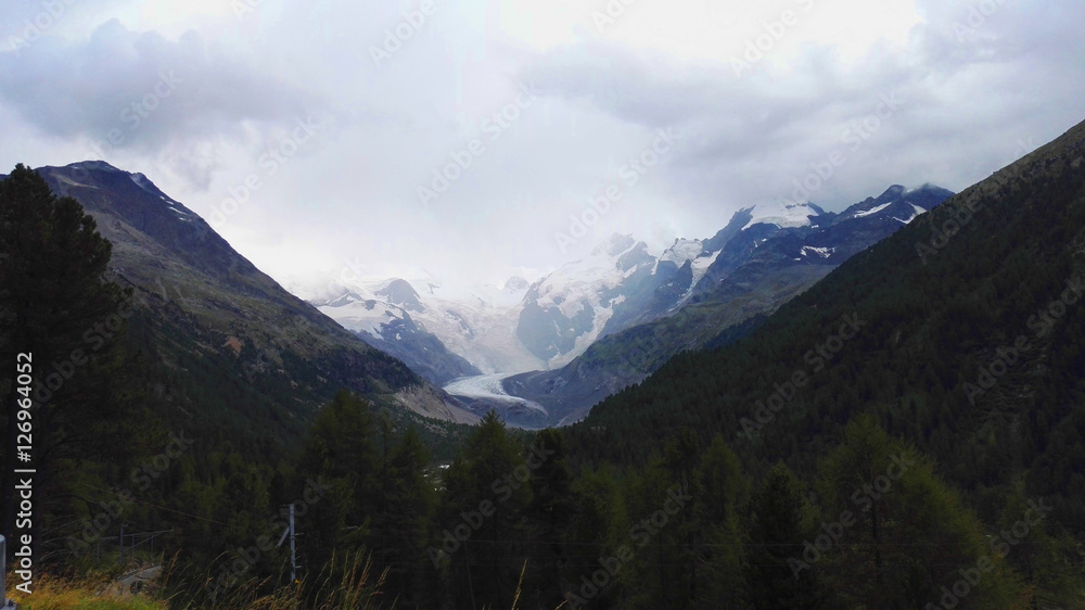 Alps Bernina Pass