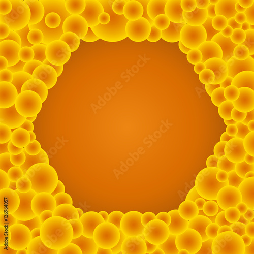 buble circles honey symbol