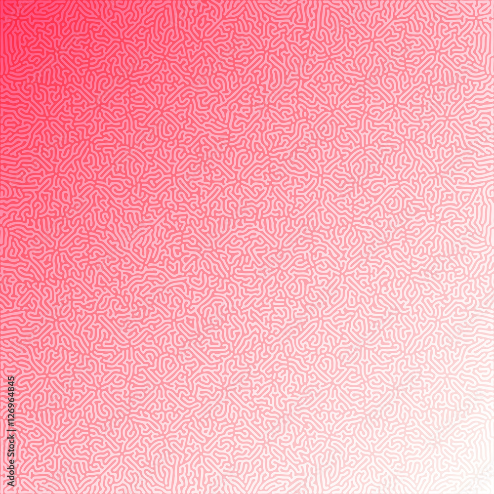 Fototapeta premium Diffusion reaction vector seamless pattern. Gradient organic shapes, lines pattern. Abstract Background illustration
