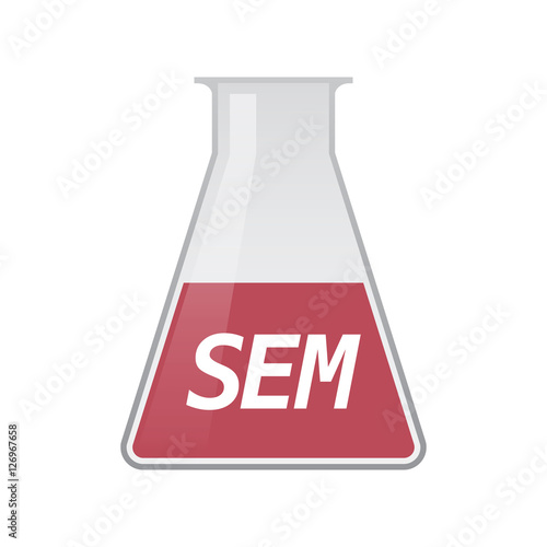Isolated test tube with    the text SEM
