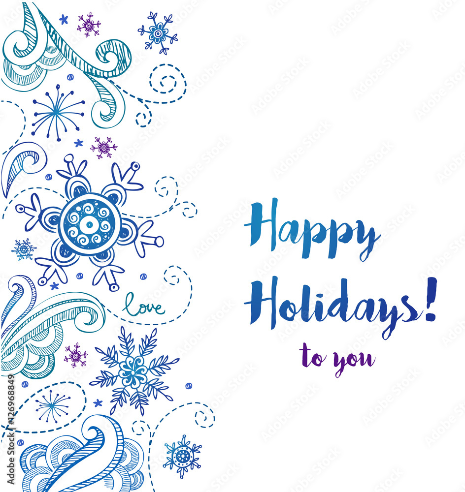 Happy Holidays greeting card Happy Holidays greeting card
