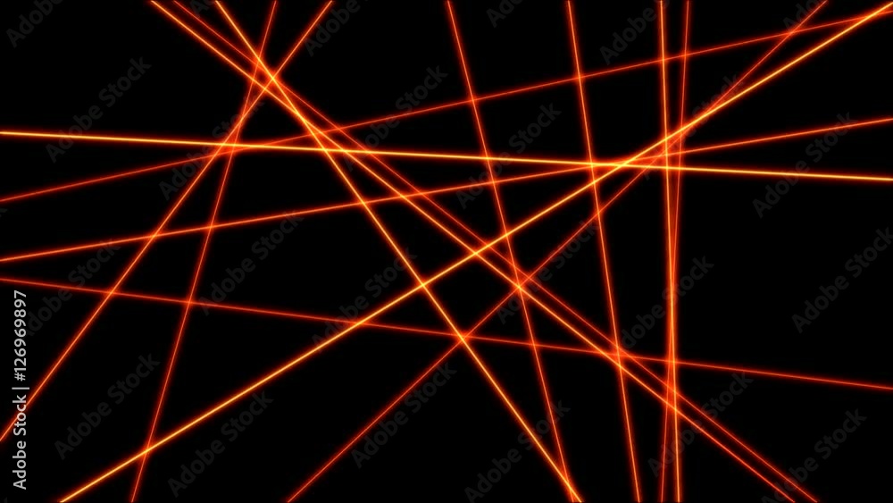 Crossing Lines, Cuts and Slices Animation - Loop Orange Stock Video ...