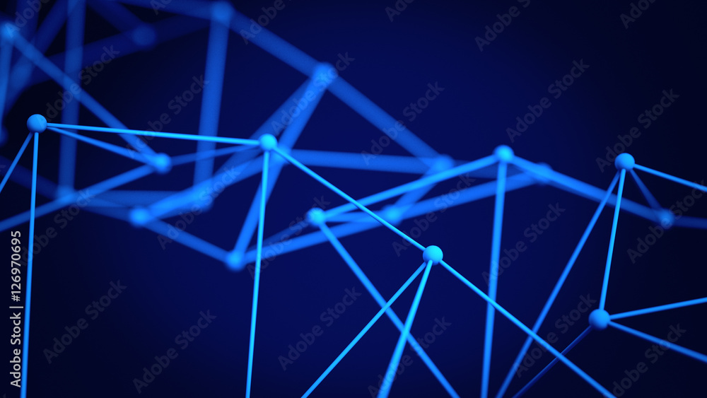 Futuristic network shape. Computer generated abstract background
Futuristic network shape. Computer generated abstract background