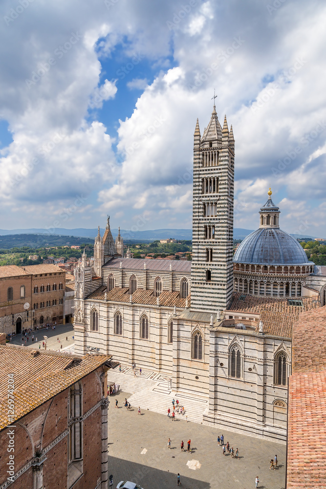 Siena, Italy. Cathedral (Cattedrale di Santa Maria Assunta), XII - XIV centuries