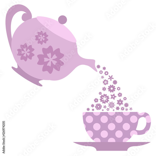 Pouring tea
