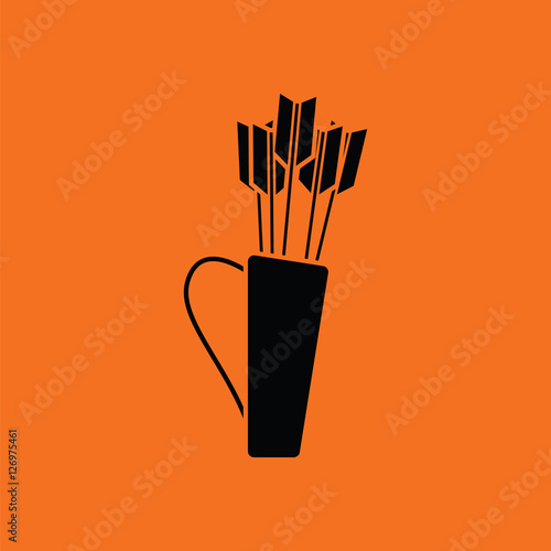 Quiver with arrows icon