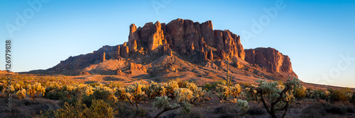 Superstition Mountains in Arizona photo