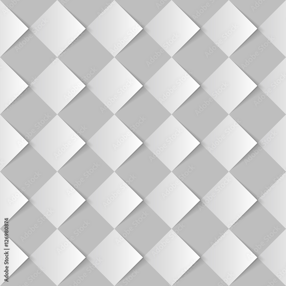 Vector Background Harlequin Check_Gray Adobe Stock