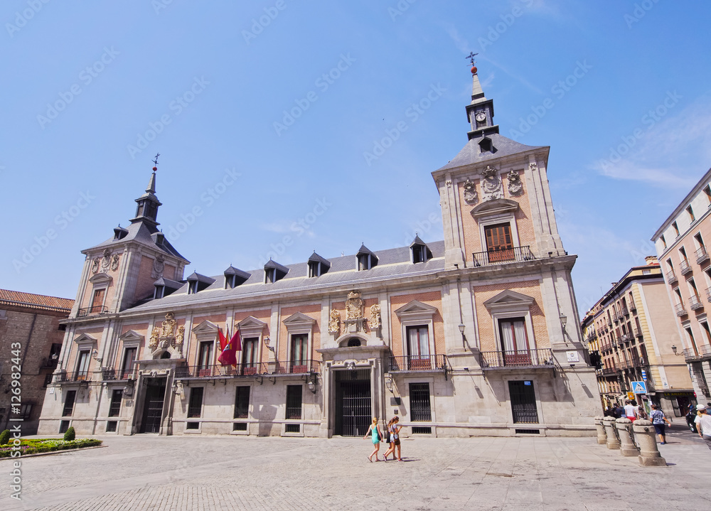 Spain, Madrid, View of the Market of San Miguel.