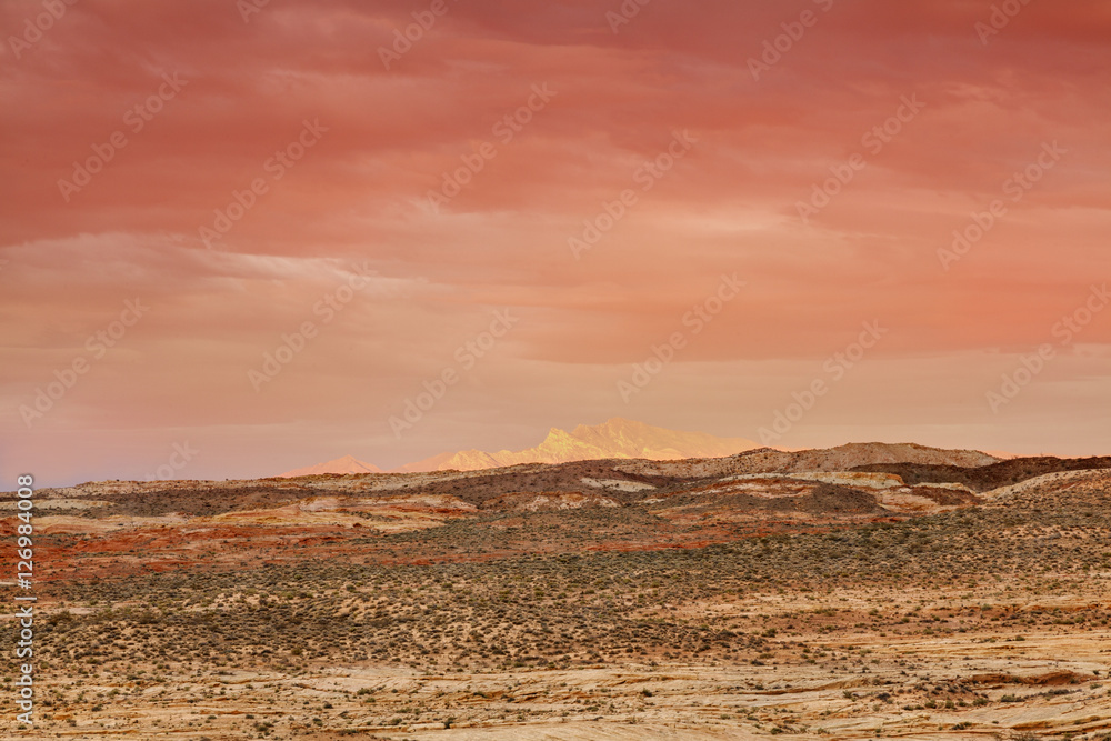 Fototapeta premium Sonnenuntergang im Valley of Fire
