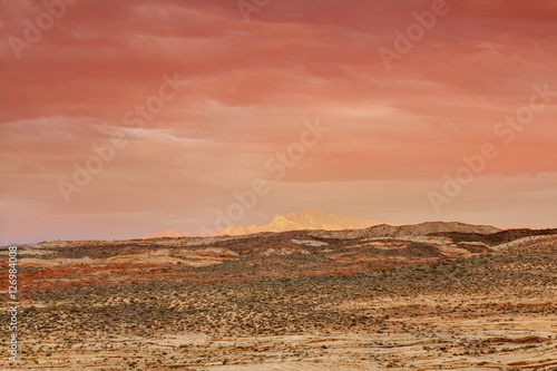 Sonnenuntergang im Valley of Fire