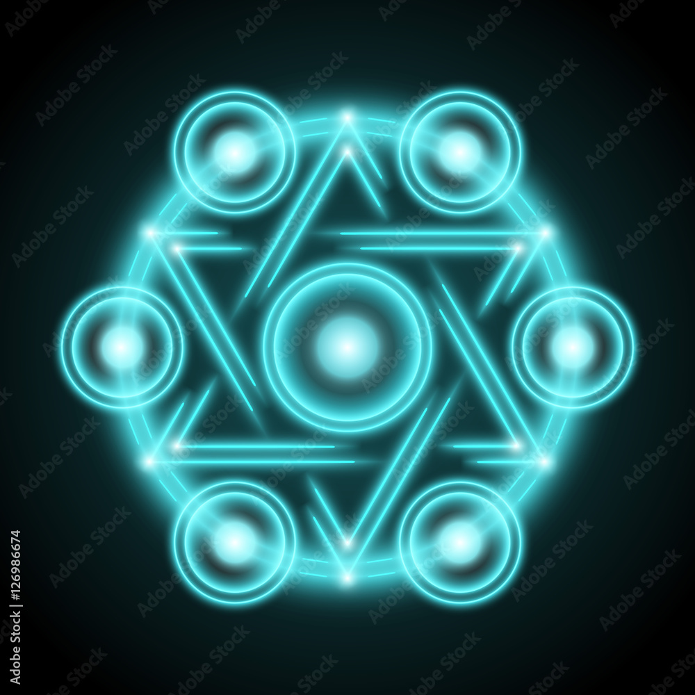 Sacred geometry abstract vector illustration. Sacred geometry abstract vector illustration.
