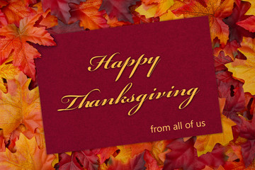 Happy Thanksgiving Greeting Card