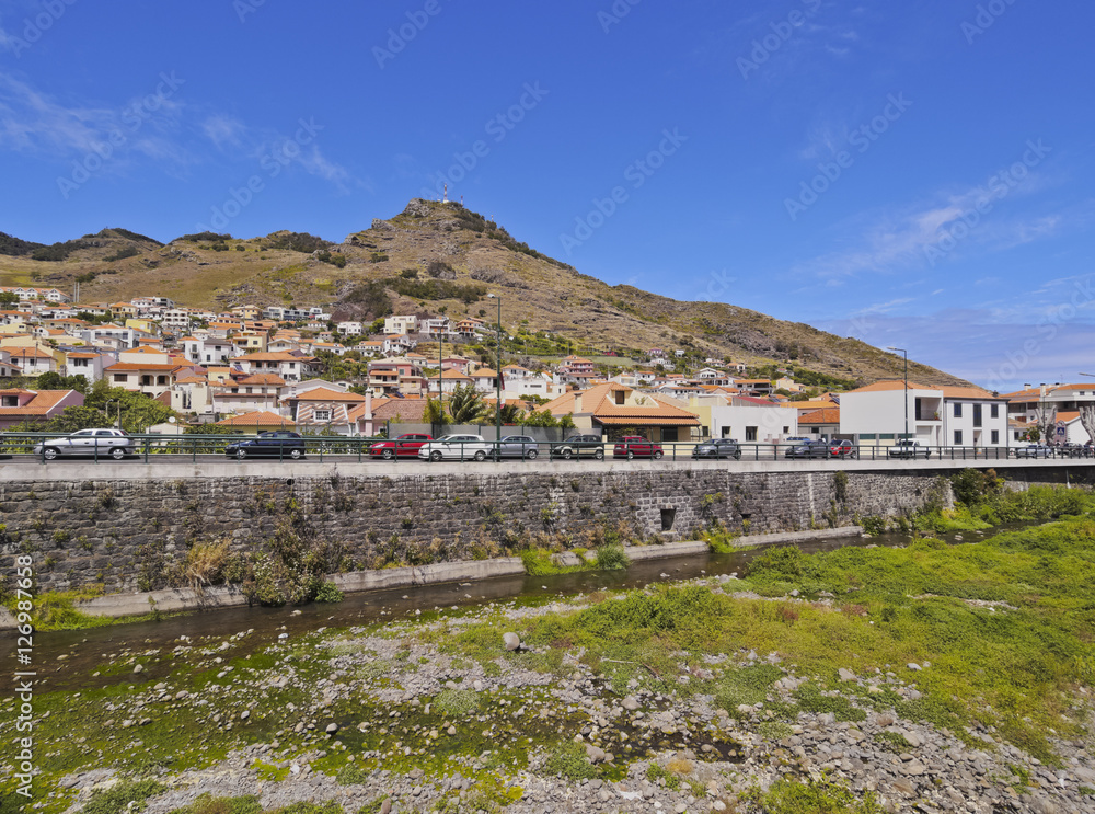 Portugal, Madeira, View of Machico..