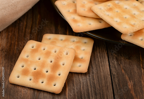 Saltine crispy crackers