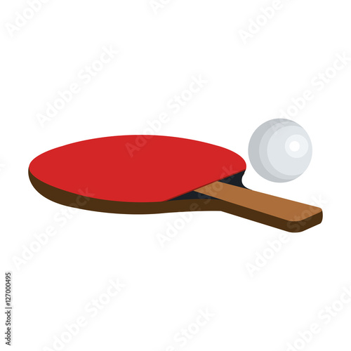 ping pong rackets sport icon vector illustration design
