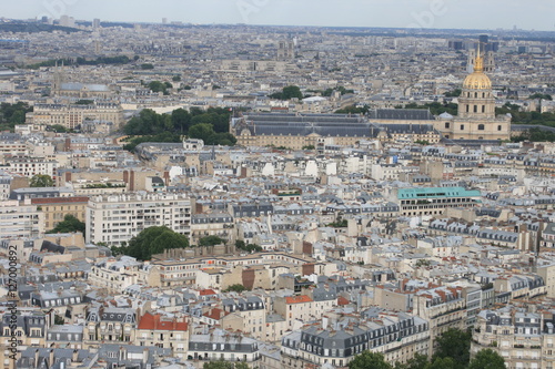 Paris, Blick auf Paris, Eiffelturm © Inka
