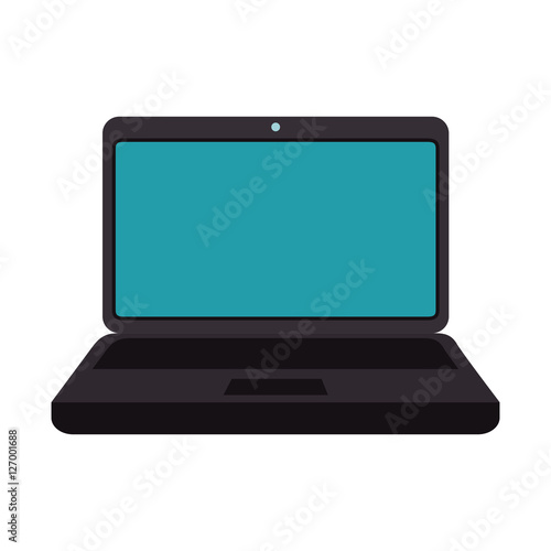 laptop computer isolated icon vector illustration design