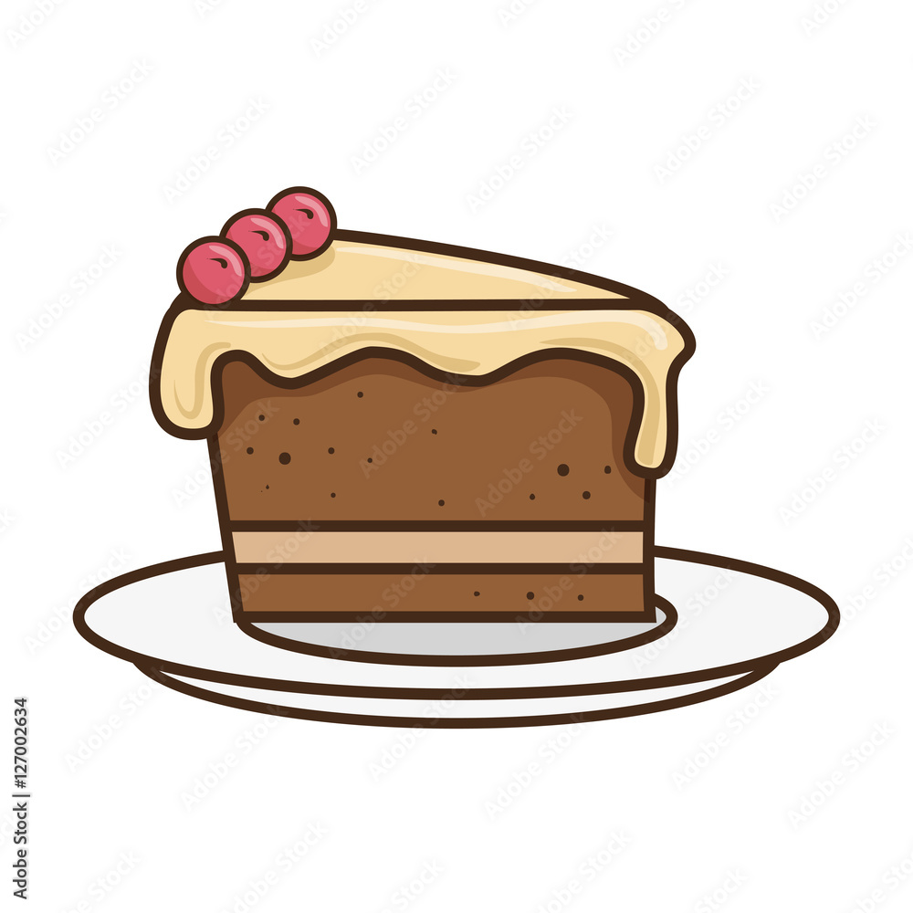 happy birthday delicious cake vector illustration design happy birthday delicious cake vector illustration design