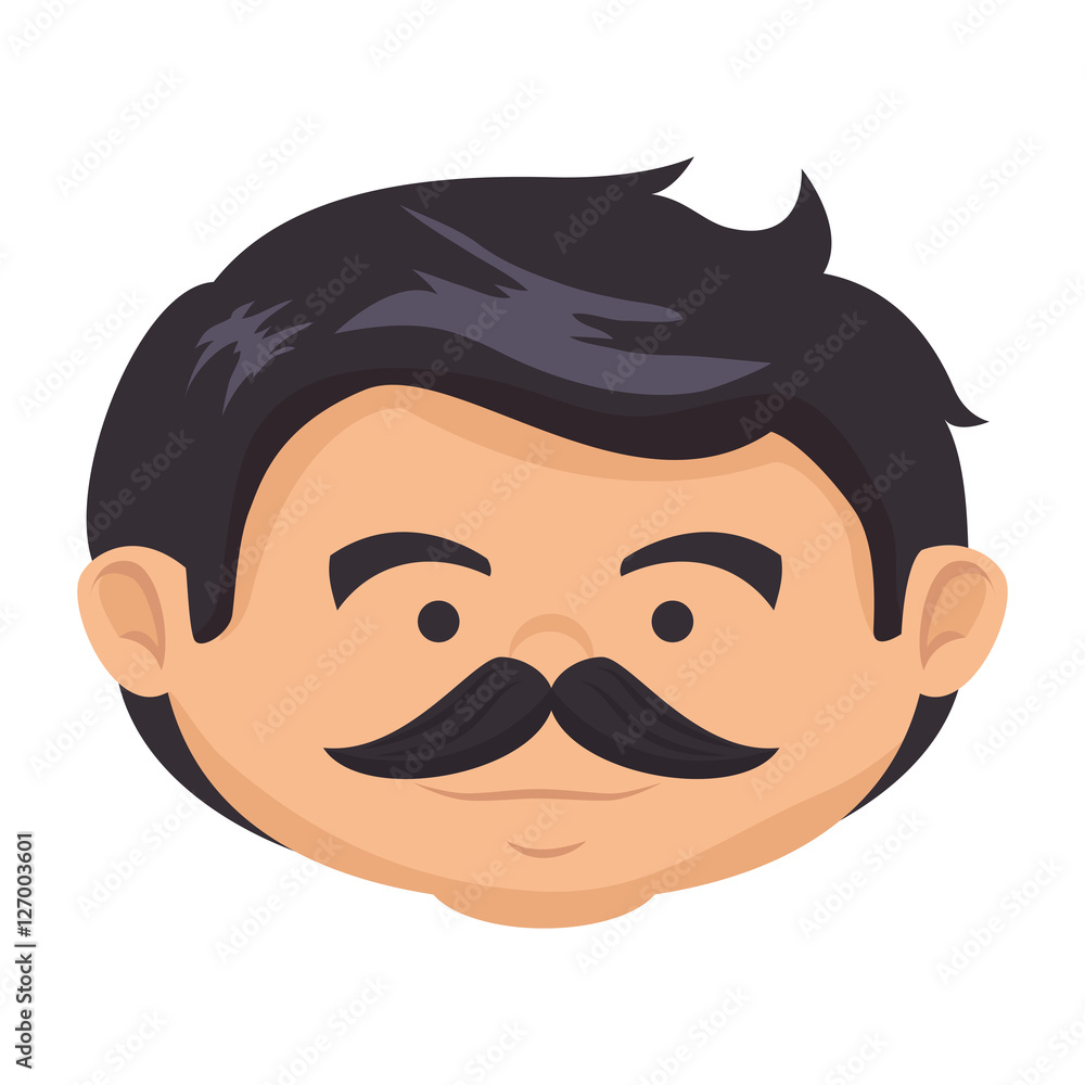 mexican man character icon vector illustration design mexican man character icon vector illustration design
